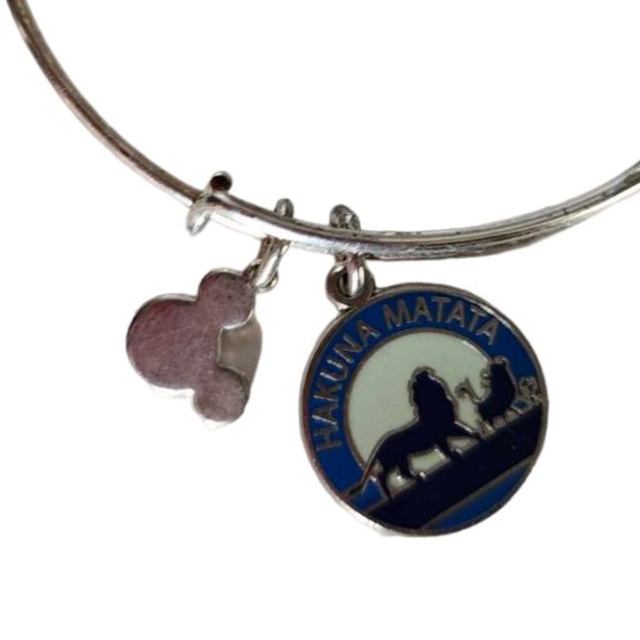 Alex & Ani Disney "Hakuna Matata" Lion Key Bracelet - Picture 1 of 4